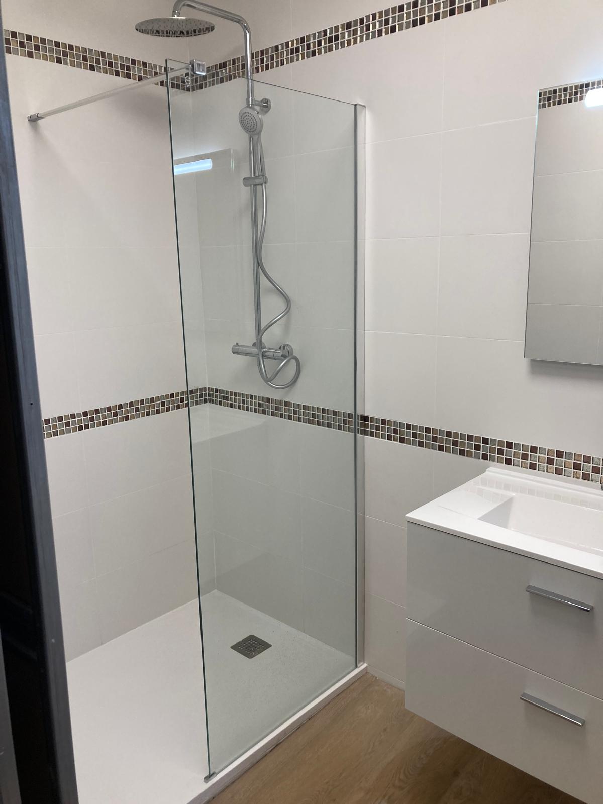 Douche italienne verre